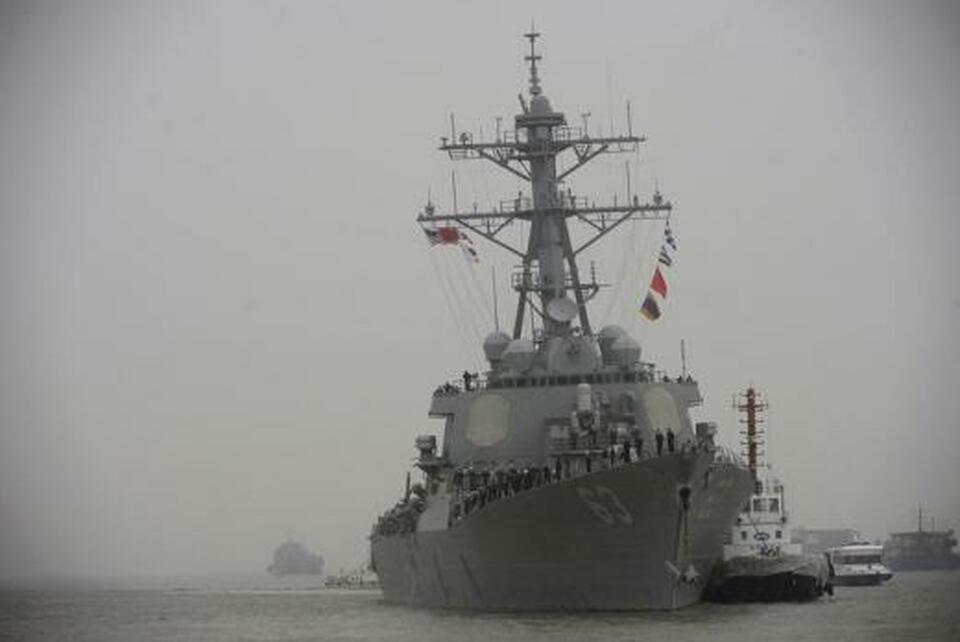 USS Stethem (DDG 63) destroyer vessel arrives at a military port for an official visit, in Shanghai, China.  (Reuters Photo/Stringer)
