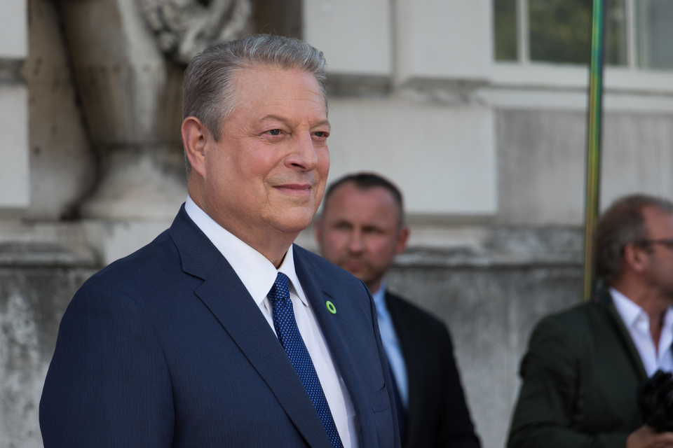 Al Gore attends the premiere of his new film 'An Inconvenient Sequel: Truth to Power,' in London on Thursday (10/08). (Reuters Photo/Claudio Accheri)