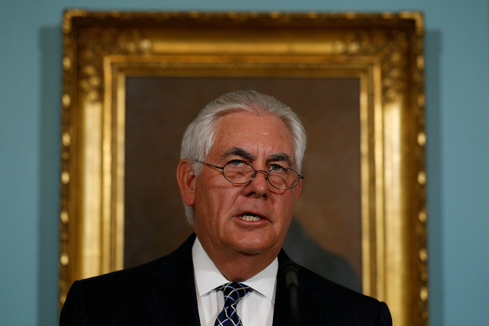 United States allies including Saudi Arabia and Bahrain did not uphold principles of religious freedom in 2016, while Islamic State has carried out 'genocide' against religious minorities, Secretary of State Rex Tillerson said on Tuesday (15/08). (Reuters Photo/Jonathan Ernst)