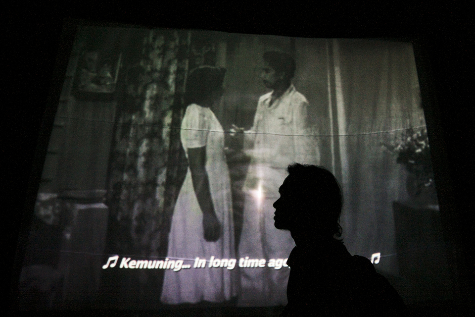 'Frieda,' a 1950 film by a Japanese-Korean director who became an Indonesian citizen, Dr. Huyung. It was screened at Arkipel last year. (JG Photo/Yudha Baskoro)
