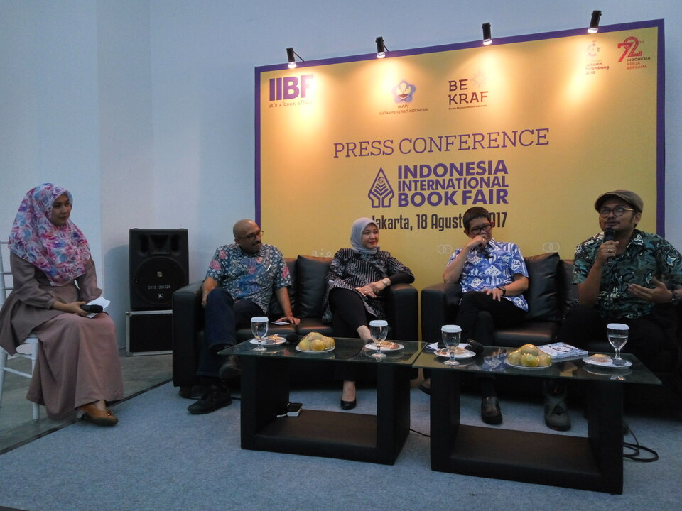 The annual Indonesia International Book Fair, or IIBF, will return to Jakarta on Sept. 6-10 at the Assembly Hall in the Jakarta Convention Center in Senayan, Central Jakarta. (JG Photo/Dhania Sarahtika)