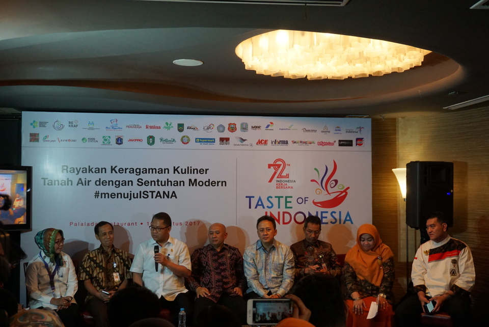 'Taste of Indonesia' press conference on Thursday (10/08). (JG Photo/Sheany)