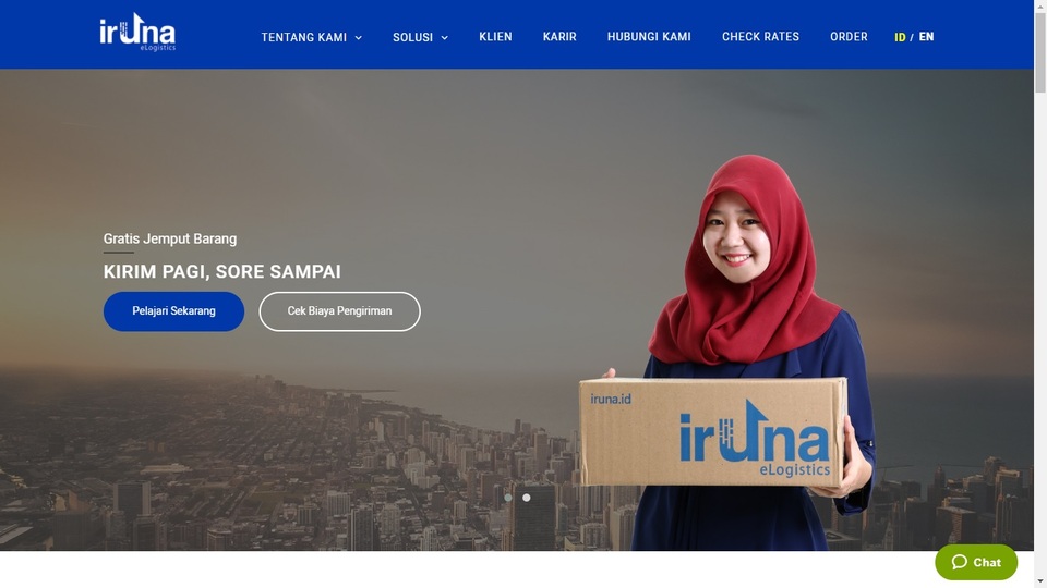 Iruna eLogistics, a logistics startup company, plans to open two new fulfillment centers in Surabaya and Medan by the end of this year as part of its rapid expansion to provide back-end logistics services to Indonesia's small and medium-sized enterprises. (JG Screenshot)
