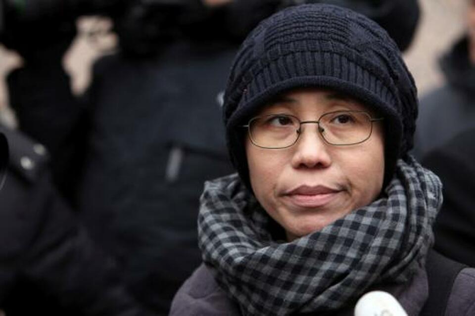 The widow of Chinese Nobel Peace Prize winner Liu Xiaobo has appeared for the first time since her husband's funeral in an online video in which she said she was recuperating and asked for time to mourn.  (Reuters Photo/Nir Elias)