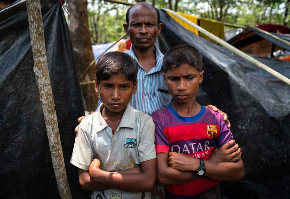 Rohingya children have been orphaned or separated from their families in the explosion of violence in Myanmar's western Rakhine State. (Reuters Photo/Katie Arnold)