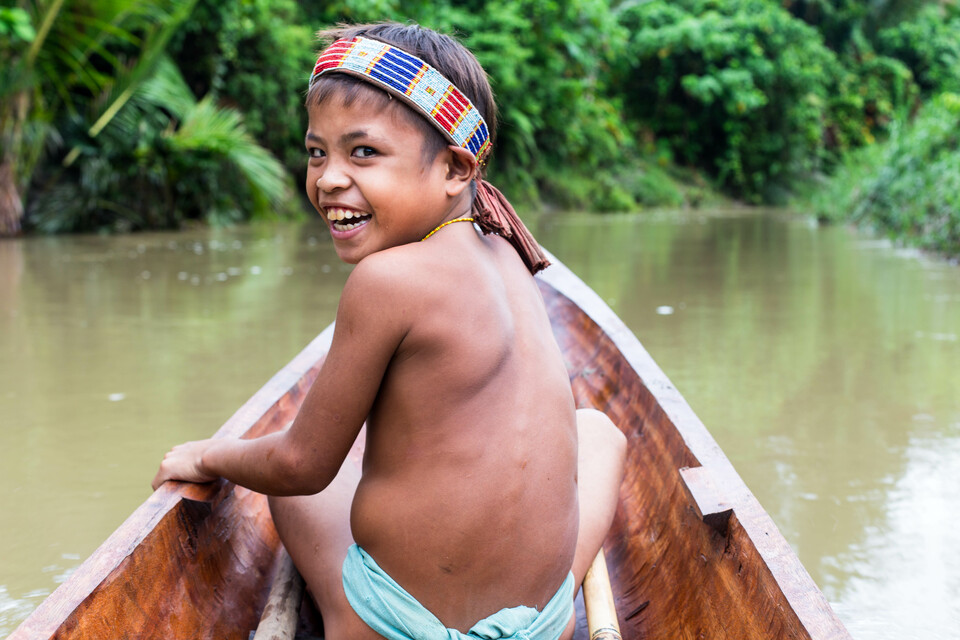 A Mentawai kid. (Photo courtesy of Indigenous Education Foundation)