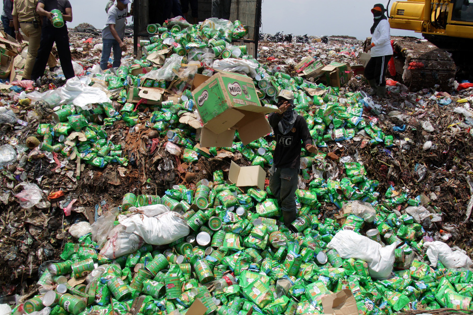 According to EIU, Indonesia has been touted as the second lowest performer in food waste reduction on a per capita basis after Saudi Arabia. (Antara Photo/Ampelsa)
