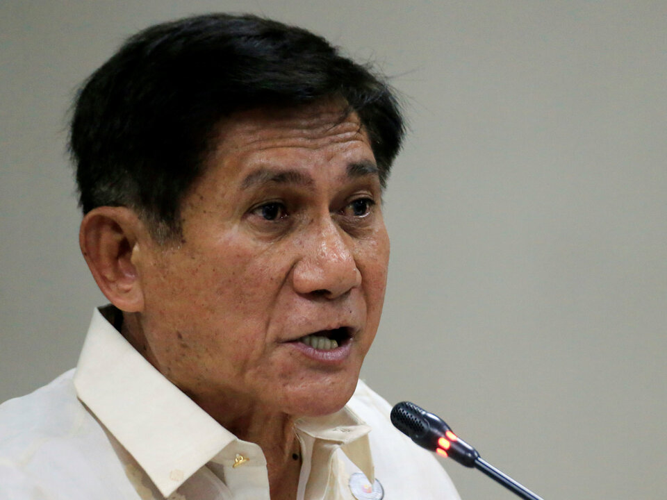 Philippine lawmakers confirmed Roy Cimatu as Environment Secretary, giving the former soldier the task of deciding whether to implement reforms spearheaded by predecessor Regina Lopez that led to mine closures - but cost her the job.  (Reuters Photo/Romeo Ranoco)