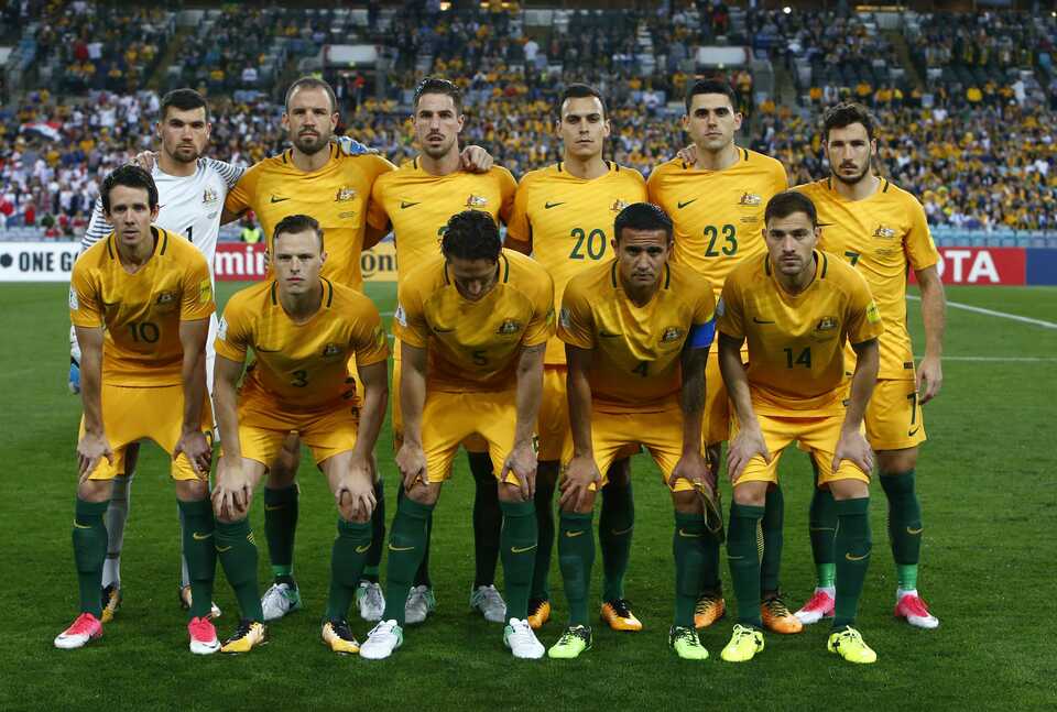 Australia's football team. (Reuters Photo/Steve Christo)