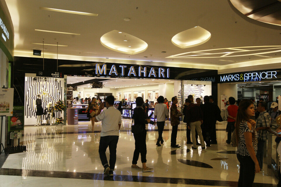 This undated file photo shows a Matahari Department Store outlet in Jakarta. (JG Photo)