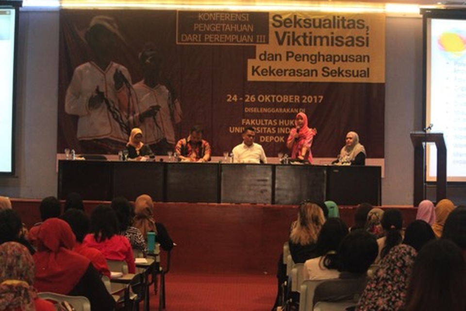 On Oct. 24-26, the National Commission on Violence against Women, or Komnas Perempuan, along with the Gender Studies Program of the University of Indonesia hosted the third annual 'Knowledge From Women' conference. (Photo courtesy of Komnas Perempuan)