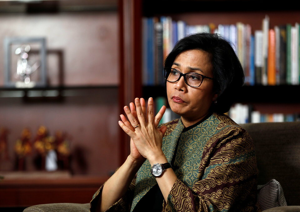 Indonesia is bracing for prolonged pressure on the rupiah amid souring emerging market sentiment exacerbated by Argentina's economic woes, Finance Minister Sri Mulyani Indrawati said on Monday (03/09). (Reuters/Darren Whiteside)