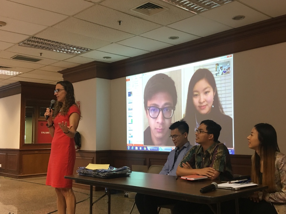 The United States Embassy in Jakarta on Tuesday (21/11) held an information session for Indonesian students who want to continue their tertiary education in American universities. (Photo courtesy of the US Embassy)