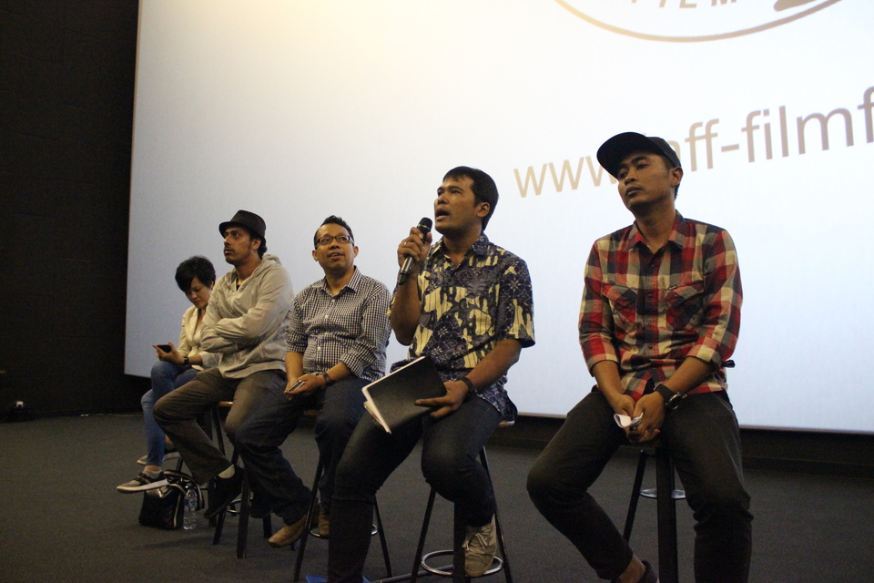 Details of the 12th Jogja-Netpac Asian Film Festival (JAFF) were announced during a press conference at CGV Cinemas in Hartono Mall, Yogyakarta, on Tuesday (07/11). (Photo courtesy of JAFF)