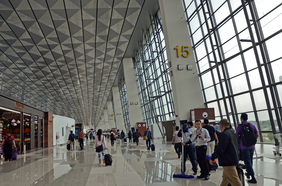 Terminal 3 at Soekarno-Hatta airport. (Antara Photo/Ahmad Subaidi)
