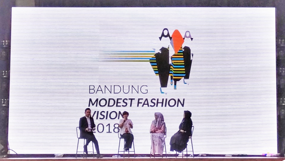 Bandung's Modest Fashion Vision 2018 was launched at the city once known as the 'Paris of Java' on Tuesday (19/12). (JG Photo/Sylviana Hamdani)