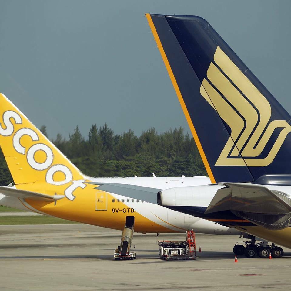 Singapore's flag carrier Singapore Airlines and its subsidiary SilkAir will codeshare with the group's low-cost carrier Scoot in more than 130 destinations. (Photo courtesy of Scoot)