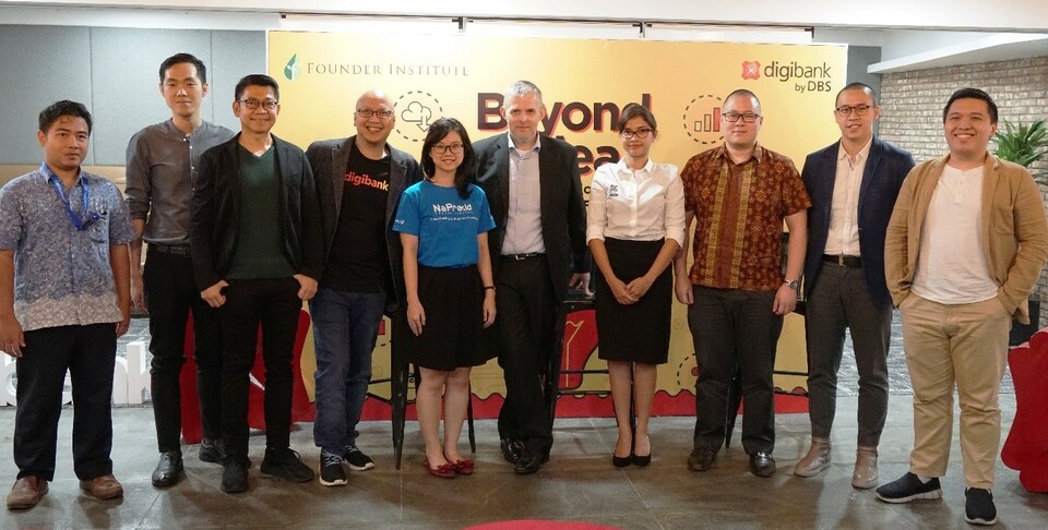 DBS Bank Indonesia, in partnership with the US-based Founder Institute, launched an entrepreneurial training program on Friday (12/01) to help foster startup growth in Indonesia. (Photo courtesy of DBS Bank Indonesia)