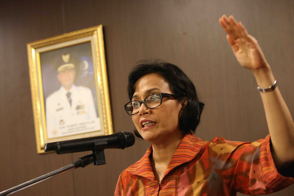 Finance Minister Sri Mulyani Indrawati on Monday (26/02) denied accusations in a report by Indonesia Corruption Watch claiming that her ministry is one of several government institutions that did not fully disclose their procurement spending for last year. (B1 Photo/Mohammad Defrizal)