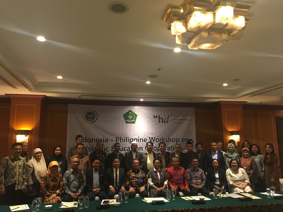  Indonesia and the Philippines on Wednesday (14/02) held a workshop in Jakarta, as both countries seek to advance cooperation in furthering Islamic education as part of an effort to prevent the spread of radicalism. (JG Photo/Sheany)