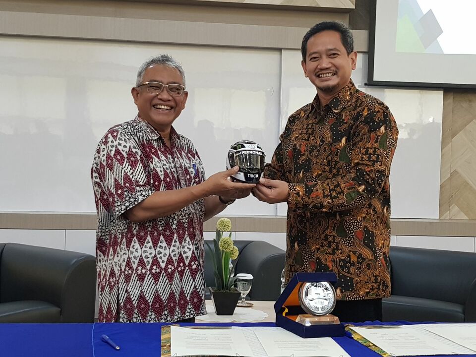Tibco, an American data analytics software company, signed a memorandum of understanding with the Bandung Institute of Technology, or ITB, to expand data analytics capabilities and knowledge as Indonesia pushes to improve the quality of its higher education institutes. (Photo courtesy of Tibco)