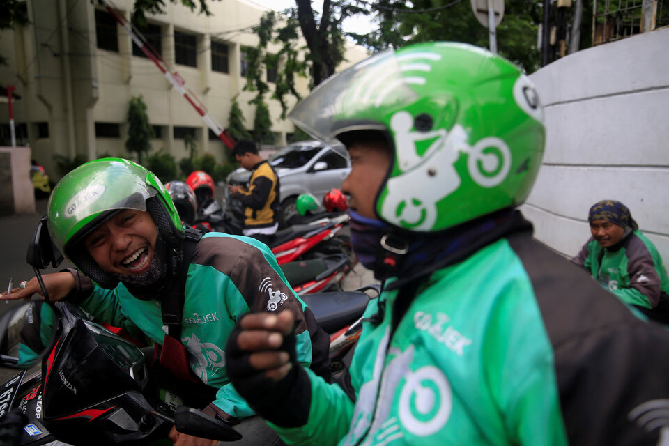 Start-up Go-Jek is considering an initial public offering. (Reuters Photo/Beawiharta)