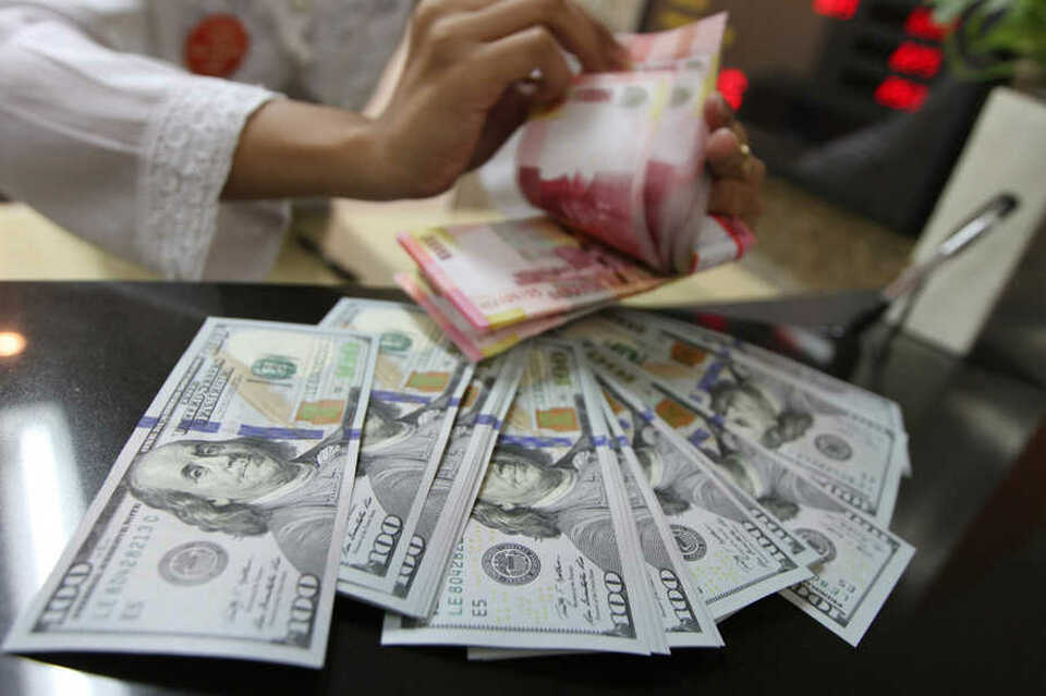 Indonesia's foreign exchange reserves fell to $120.3 billion last month from $124.3 billion in April, the central bank, said on Thursday. (ID Photo/David Gita Roza)