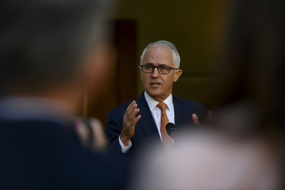 Australian Prime Minister Malcolm Turnbull acknowledged on Thursday (12/04) that legislation aimed at preventing foreign interference in politics had soured ties with China, putting a biennial Australia-China trade fair in jeopardy. (Reuters Photo/AAP)