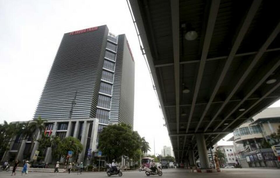 The building of PetroVietnam headquarters is seen in Hanoi. (Reuters Photo/Kham)