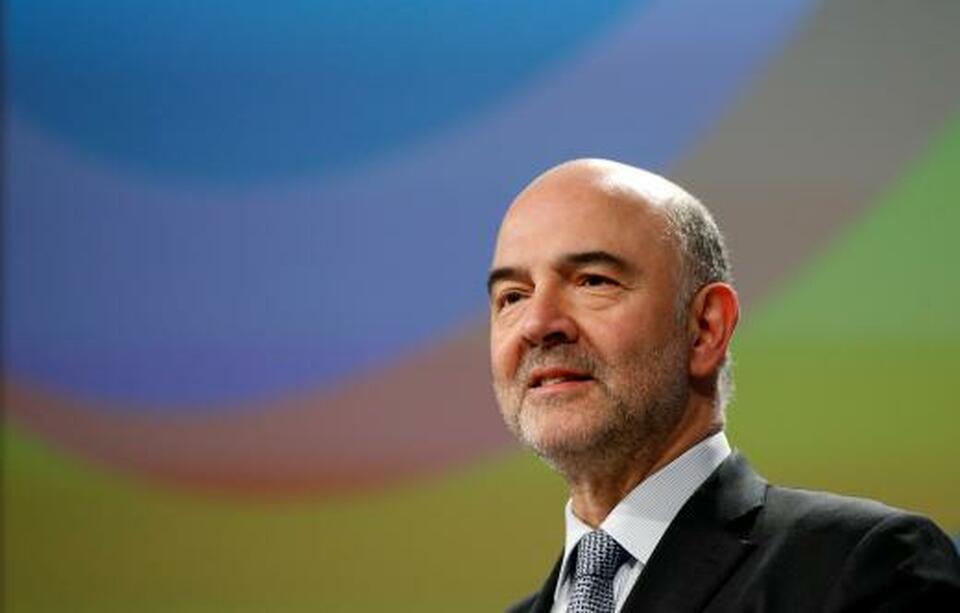 The European Union's Economic Affairs Commissioner Pierre Moscovici  appealed to world financial leaders on Thursday (19/04) to keep a cool head over world trade disputes.  (Reuters Photo/Francois Lenoir)