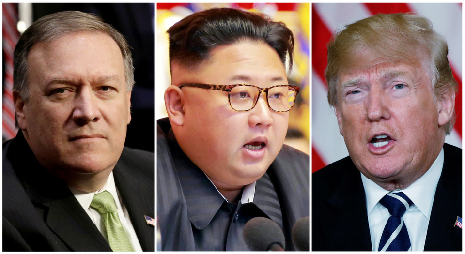 US Secretary of State Mike Pompeo arrived in Pyongyang on Wednesday (09/05) to prepare an unprecedented summit between Kim Jong-un and Donald Trump. (Reuters Photos)