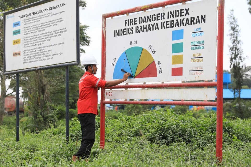 Riau Andalan Pulp and Paper (RAPP) has started preparations for fire prevention during the approaching dry season. (Photo courtesy of RAPP)