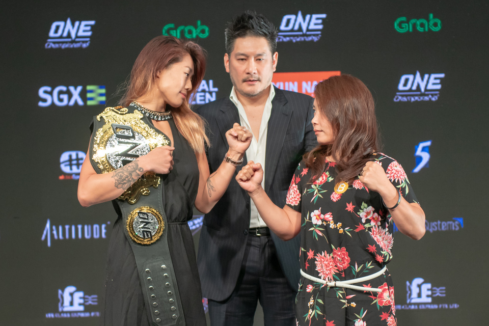Asia's global sports media property ONE Championship on Monday (14/05) showcased its new mobile app and its upcoming event ONE: Unstoppable Dreams slated for this Friday at the Singapore Indoor Stadium. (Photo courtesy of ONE Championship)