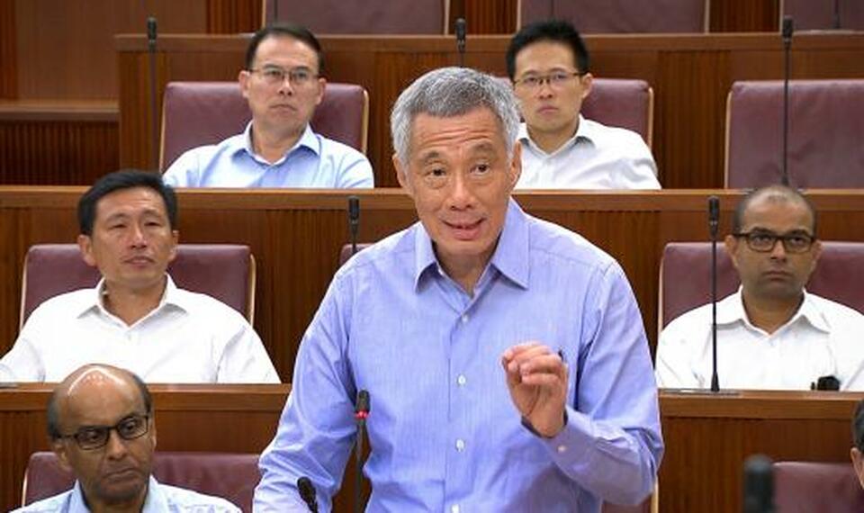 Singapore Prime Minister Lee Hsien Loong said on Wednesday (16/05) his People's Action Party (PAP), which has governed for more than five decades, does not have a 'monopoly of power' and should not take its role for granted.  (Reuters Photo/Parliament House of Singapore)