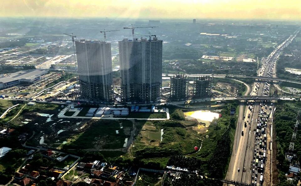 Lippo Cikarang saw its profit skyrocket in the first half of this year after consolidating gains from Mahkota Sentosa Utama, the developer of its Meikarta megaproject, the company said in a statement last week. (Photo courtesy of Meikarta)