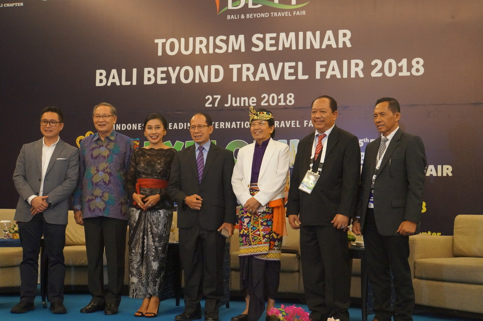 The fifth edition of Bali & Beyond Travel Fair (BBTF) kicked off at Bali Nusa Dua Convention Center on Wednesday (27/06). (JG Photo/Dhania Sarahtika)