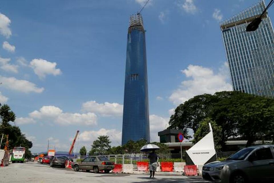 A view of the The Exchange 106 (formerly TRX Signature Tower) currently under construction in Kuala Lumpur, in this June 3, 2018 photo. (Reuters Photo/Lai Seng Sin)