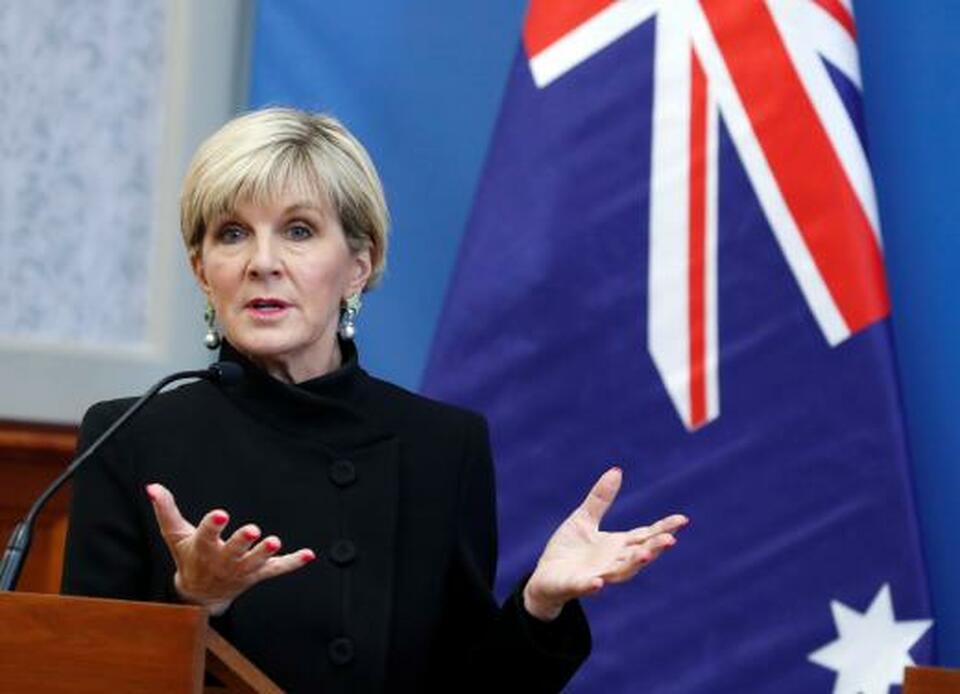 Australia has asked China to approve a visit by Foreign Minister Julie Bishop, a spokeswoman said on Friday (08/06), amid heightened diplomatic tension between the two trading partners. (Reuters Photo/Bernadett Szabo)