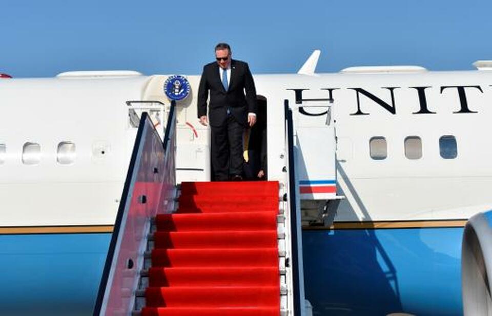 US Secretary of State Mike Pompeo arrived in North Korea on Friday (06/07), hoping to 'fill in' details on the North's plans to dismantle its nuclear program and also to secure the remains of US troops missing from the Korean War. (Reuters Photo/Matthew Lee)