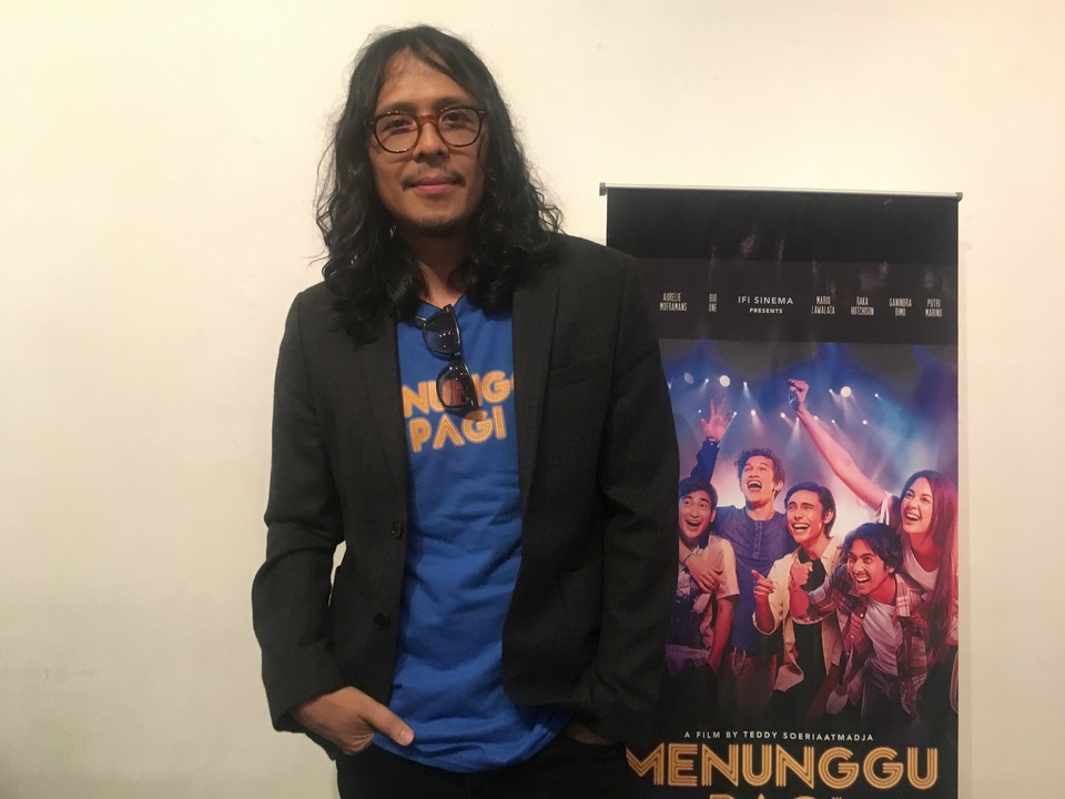 Teddy Soeriaatmadja's new teen drama, 'Menunggu Pagi' ('Waiting for the Morning to Come'), signals a direction for the indie filmmaker. (JG Photo/Diella Yasmine)