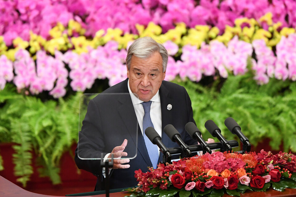 UN Secretary General António Guterres warned in New York on Monday (10/09) that climate change was moving faster than humankind, and appealed for leadership from politicians, business and scientists to head off the threat. (Reuters Photo/Madoka Ikegami)