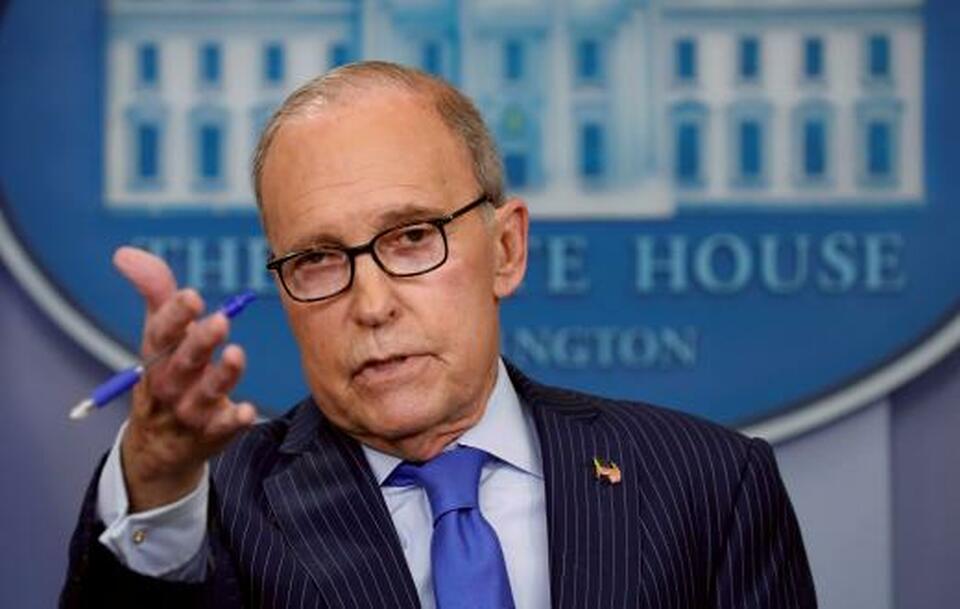 White House economic adviser Larry Kudlow, pictured, told Fox Business Network that US Treasury Secretary Steven Mnuchin had sent an invitation to senior Chinese officials, but he declined to provide further details. (Reuters Photo/Kevin Lamarque)