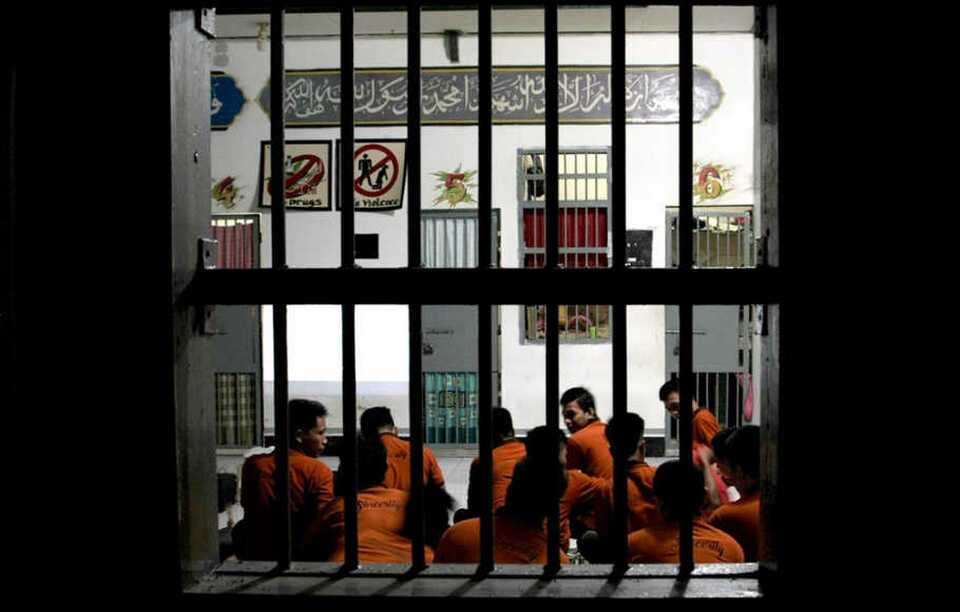 Illustration of inmates in correctional institutions. (Photo by Antara)