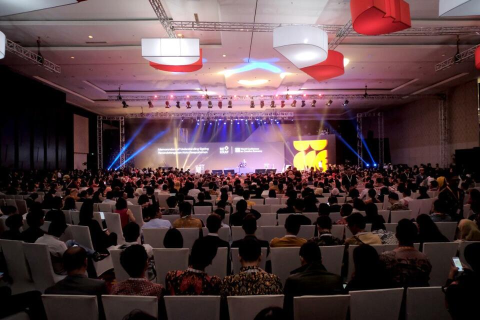 The inaugural World Conference on Creative Economy, hosted by Indonesia in Nusa Dua, Bali, this week, concluded on Thursday. (Photo courtesy of Bekraf)