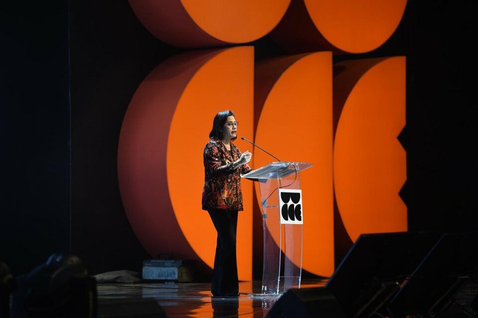 Finance Minister Sri Mulyani Indrawati said Indonesia still had a long way to go to improve its education system, adding that programs designed and implemented by local governments were key to improving the quality and standard. (Photo courtesy of the Ministry of Finance)