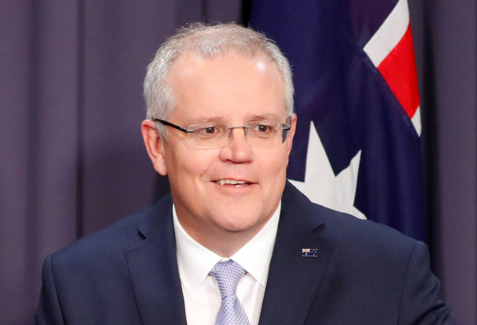Australian Prime Minister Scott Morrison on Thursday promised stiffer legislation against religious discrimination, and a new commissioner to act as a watchdog on freedom of religion issues. (Reuters Photo/David Gray)