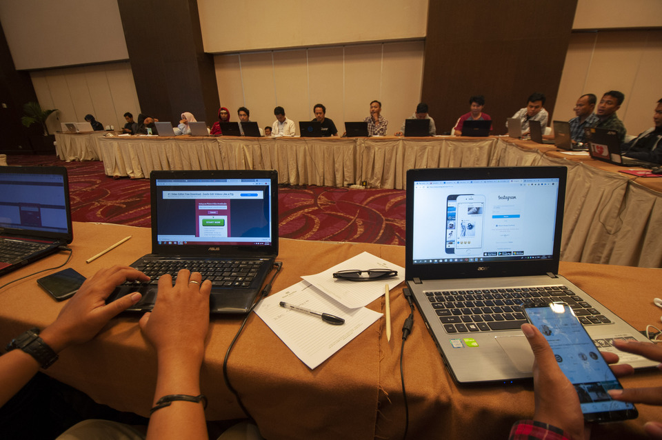 Indonesia has yet to pass a specific law on data privacy, but there are several laws that deal with data protection. (Antara Photo/Basri Marzuki)