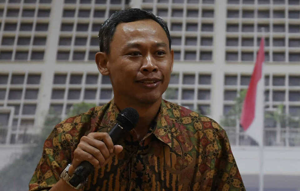 KPU commissioner Pramono Ubaid Tanthowi said the current case involving the district head of Kudus is proof that graft convicts are never suitable to receive a mandate to become public officials. (Antara Photo)