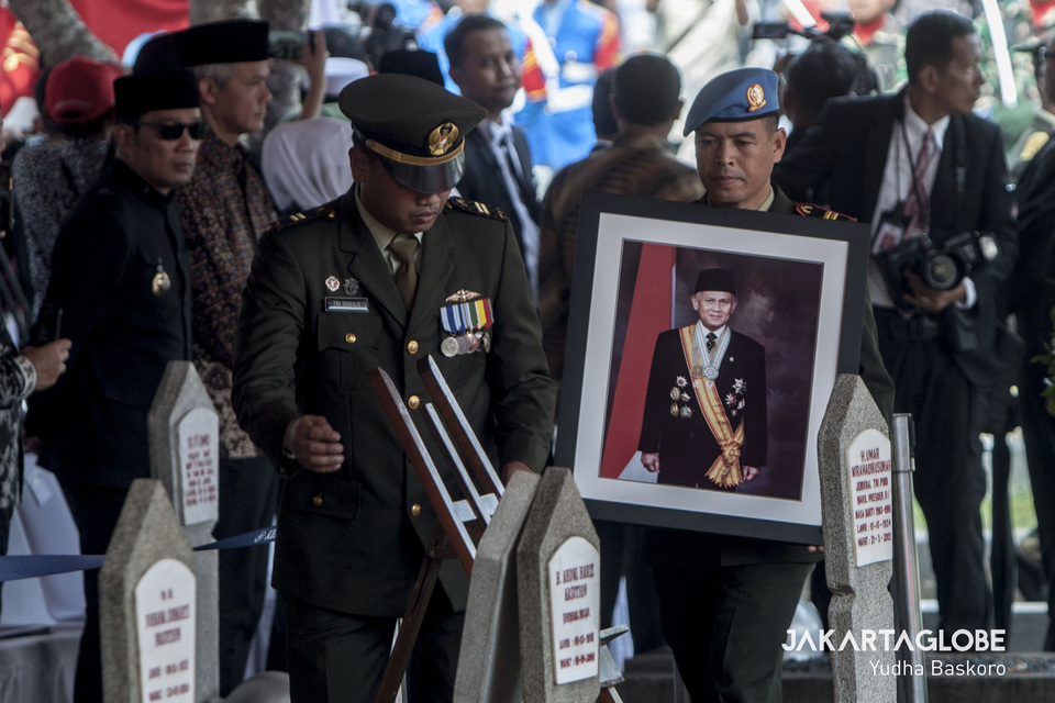 Former President B.J. Habibie Laid To Rest In State Funeral