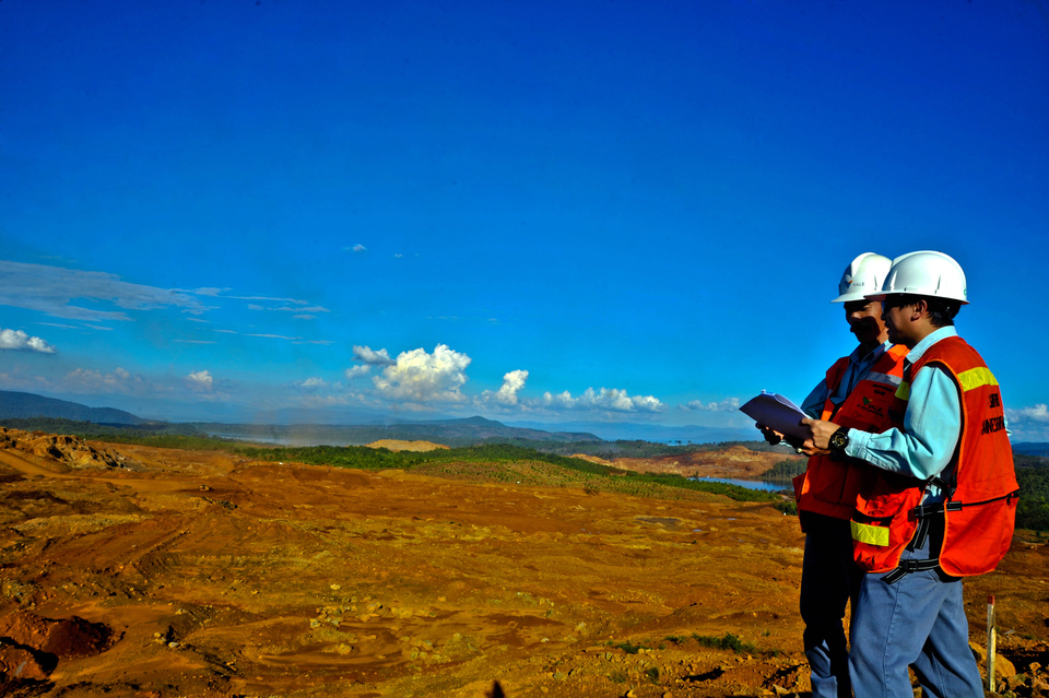 State-owned mining holding company Inalum will soon own 20 percent of Vale Indonesia, who supplies 5 percent of the world's nickel demand. (GA Photo/Mohammad Defrizal)
